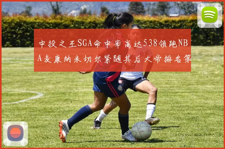 中投之王SGA命中率高达538领跑NBA麦康纳米切尔紧随其后大帝排名第七