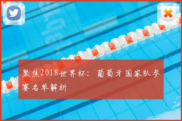 聚焦2018世界杯:葡萄牙国家队参赛名单解析