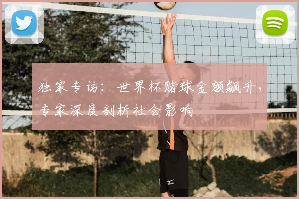 独家专访:世界杯赌球金额飙升,专家深度剖析社会影响